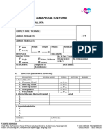 Job Application Form - PT. Softex Indonesia
