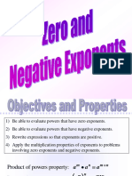 9 - 7zero and Negative Exponents