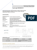 SFL Series Technical Data Sheet Sports Application Flood Light MH2000 W