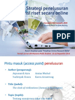 Strategi Penelusuran Informasi Ilmiah Online