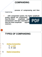 Companding: The Process of Compressing and Expanding Analog Signals Digitally