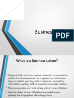 Business Letter