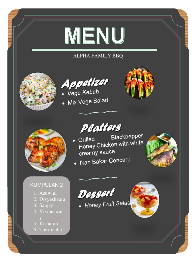 BBQ Menu | PDF
