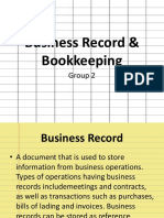 Business Record & Bookkeeping