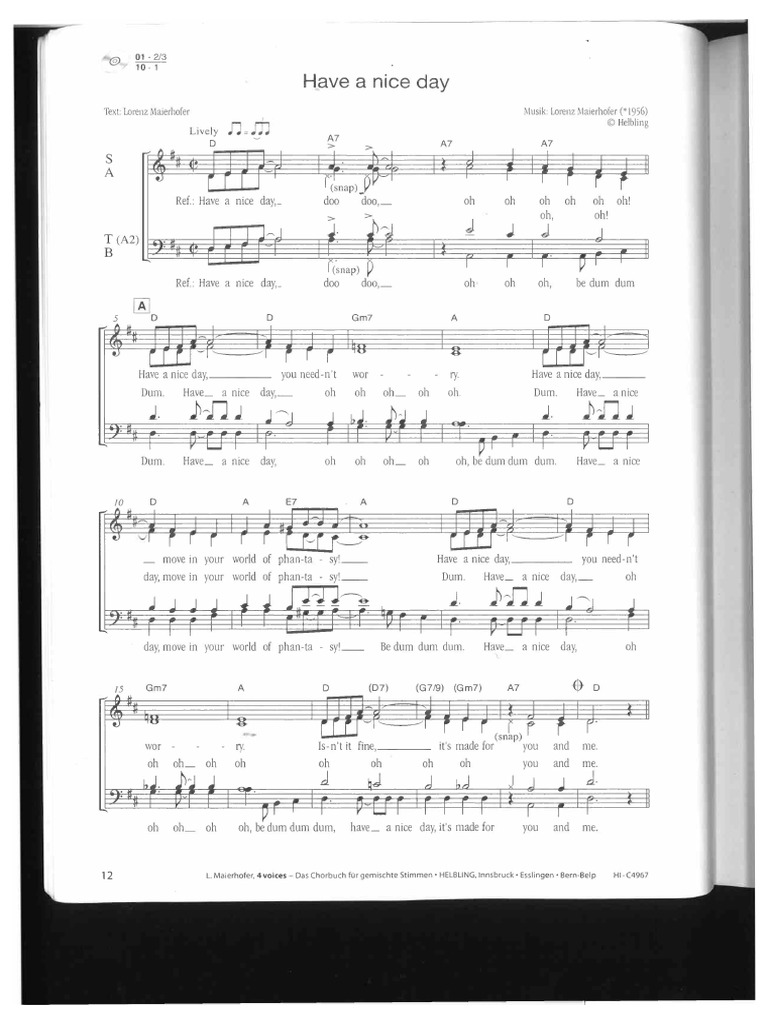 ビッグバンド譜面：Hava Nice Day ビッグバンド譜面：Hava Nice Day | ヤマダウェブコム