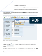 Configure SAP Material Determination 