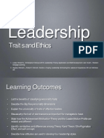 Leadership Traits and Ethics Guide