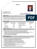 Resume: Ajeet Kumar Goswami