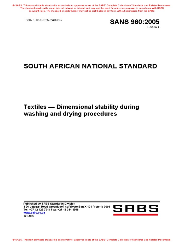 Dimensional Stability in Textiles Testing | PDF | Rayon | Washing Machine