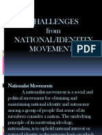 Challenges From National/Identity Movements
