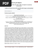 O conflito na Ucrânia entre 2014 e 2018 e seu impacto na segurança internacional