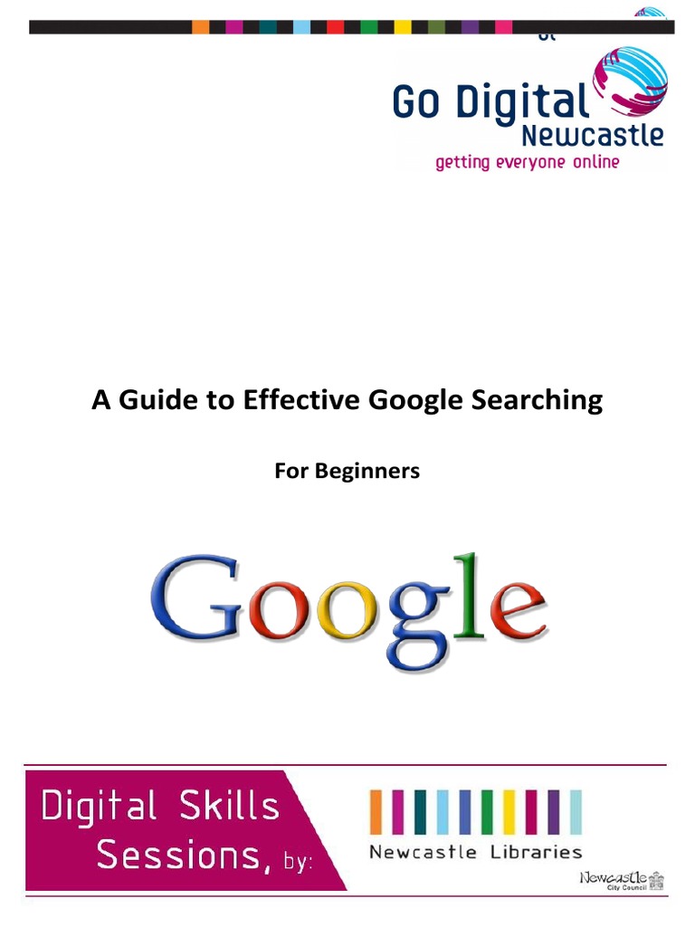 A Guide to Effective Google Searching: For Beginners | Web Search ...