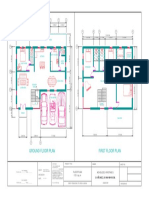 First Floor Plan Ground Floor Plan: Service Area