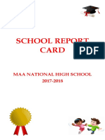 School Report Card Final 2017-2018