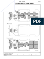 Silencer Sheet Installation Areas