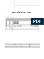 Abacus Junior Vet User 'S Manual: Revision-History