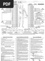 Formato Escala ASIA para Lesiones Médula | PDF | Dedo del pie | Sistema ...