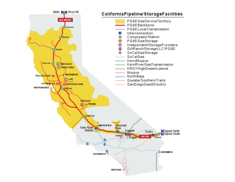 PG&E PSPS map Pacific Gas And Electric Company Southern California