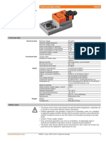 Technical specifications and data sheet for BELIMO basic rotary actuator AG230