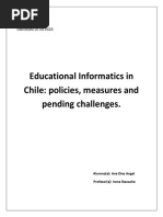 Educational Informatics Policy in Chile