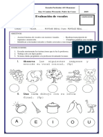 Prueba de Las Vocales