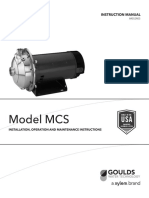 Model MCS: Instruction Manual