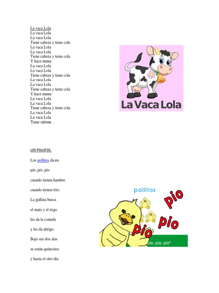 Cantos Infantiles