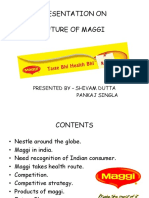 Presentation On Future of Maggi: Presented by - Shivam Dutta Pankaj Singla