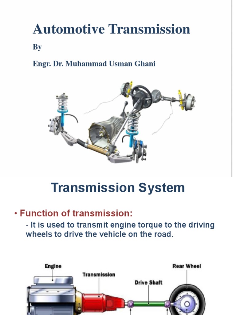 Automotive Transmission System | PDF | Clutch | Automatic Transmission