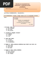 2º Básico evaluacion