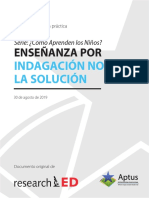 Enseñanza Por Indagacion No Es La Solución - Kirschner