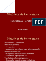 Disturbios Da Hemostasia e Seus Tratamentos 1 PDF