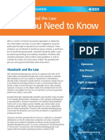 What You Need To Know: IEEE Standards and The Law