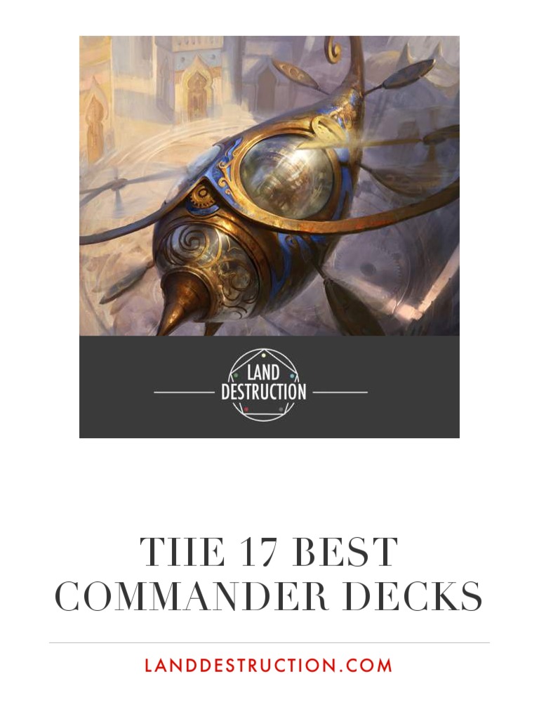 The 17 Best Commander Decks PDF Nature