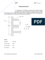 Transient Analysis of Fin Problem Description