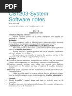 System Software Notes