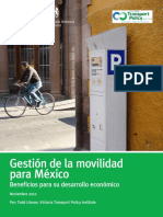 Gestion de La Movilidad Todd Litman PDF