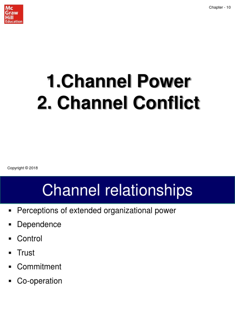 12 Channel Power, Conflict & Its Managing | PDF | Franchising | Goal