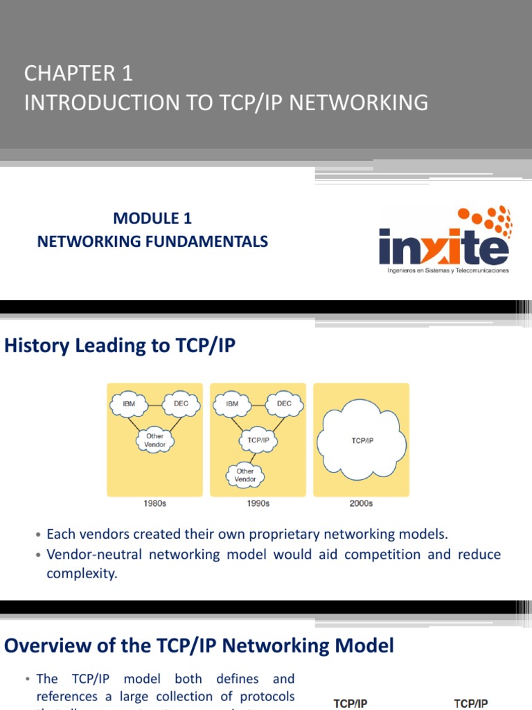 Introduction to TCP/IP Networking | PDF | Internet Protocol Suite | Osi ...