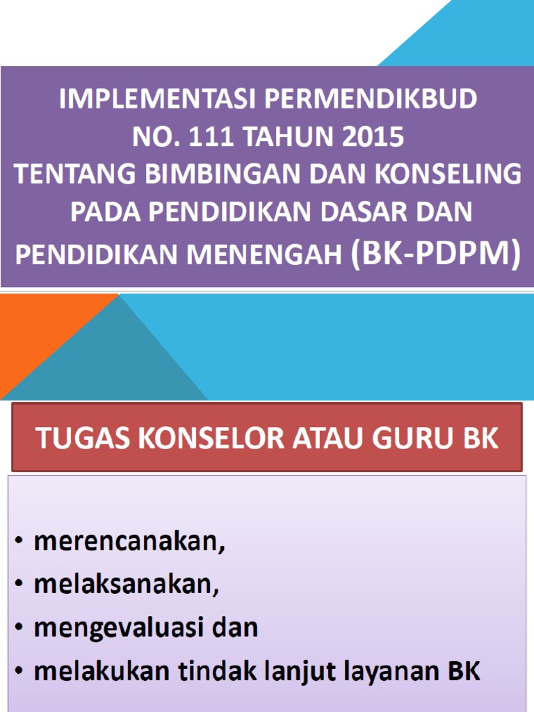 7 Jurus Hebat dalam Program BK | PDF