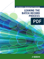 Leaning The Batch Record Process: Lifesciencemanufacturing