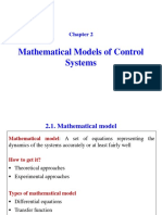 Mathematical Models of Control Systems