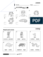 Term 2 Test: Listen and Tick or Cross