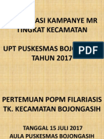 Sosialisasi Kampanye MR Tingkat Kecamatan