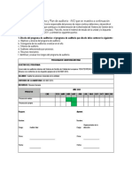 Realice El Taller Programa y Plan de Auditoría 2