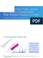 3-2 [Dr Philipp Servatius]the Role of the Public Sector as Enabler of Sustainable Risk Transfer Solutions in SE Asia