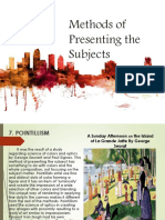 Methods of Presenting The Subjects