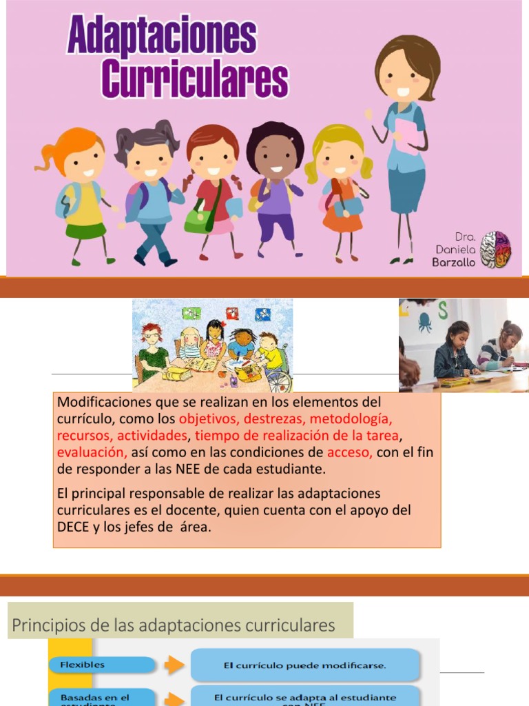 Adaptaciones Curriculares para NEE | PDF | Invalidez | Plan de estudios