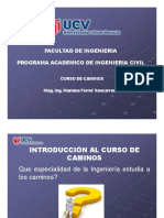 Primera Clase Caminos PDF