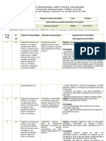 PLANIFICACIÓN (8°) UNIDAD 4